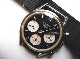 Vintage Heuer Carrera Panda Vintage Watches Classic Watches Vintage Timepiece