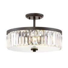 Quoizel Valentina 15 5 In W Bronze Clear Glass Semi Flush Mount Light Lws3308b Semi Flush Mount Lighting Flush Mount Lighting Entry Lighting