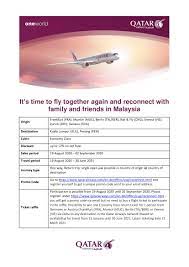 There is no daylightsaving in effect at the moment. Qatar Airways Promotion For Malaysians And Their Families Friends Living In Germany News From Mission Portal