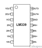 LM339N IC: Pinout, Datasheet, Features and Application ...