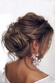 Wedding Hairstyles For Medium Hair Low Updo With Pigtail Structure Medium Hair Styles Medium Length Hair Styles Wedding Hairstyles For Medium Hair