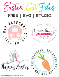 Download Free Easter Cut Files The Girl Creative