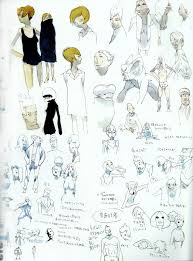 Masaaki Yuasa Animation Projects Concept Sketch Book Animation Design Sketch Book Character Design