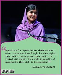 Jacqui rossi talks about the accomplished life of young malala yousafzai, an education advocate and survivor of an assassination attempt by . Famous Quotes Malala Yousafzai Born 12 July 1997 Is A Pakistani Activist For Female Education And The Incredible Quote Malala Yousafzai Nobel Prize Winners