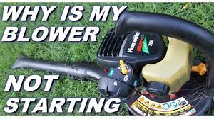 Leaf Blower Won T Start Cleaning The Carb And Replace Fuel Lines Youtube