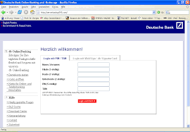 With onlinebanking at deutsche bank you can conveniently manage your daily banking activities. Deutsche Bank Internet Banking A I3 Org