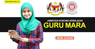 Pengambilan pegawai perkhidmatan pendidikan gred dg41 (guru mara). Jawatan Kosong Guru Mara 20 Subjek Bidang Gaji Rm2 188 00 Rm9 552 00