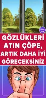 Goz Egzersizi Ile Gozluge Ihtiyaciniz Kalmayacak Saglik Gozler Dogal Saglik