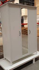 Ikea kleppstad wardrobe with 3 doors 117x55x176 cm white. Ikea Brusali 3 Doors Wardrobe Home Furniture Furniture On Carousell