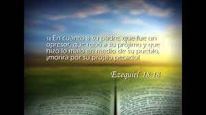 A mí me pertenece todo ser humano, lo mismo el padre que el hijo. Ezequiel 18 Reavivados Por Su Palabra Youtube