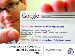 Evolution of digital footprints