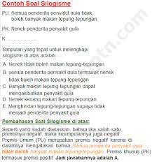 Kalimat atau putusan a=b dan b=c itu disebut premis, dari. Pengertian Dan Contoh Penalaran Silogisme Dalam Bahasa Indonesia Soal Utbk Sbmptn 2021 Dan Pembahasan Pdf