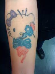 20 crazy hello kitty tattoos, just scroll. Hello Kitty Decomposing Tattoo Hello Kitty Hell