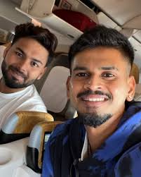 RP17 🤝 #SI41 England bound! 🏴󠁧󠁢󠁥󠁮󠁧󠁿✈️ Shreyas Iyer Rishabh Pant
