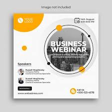Digital Marketing Business Webinar Conference Banner In 2020 Digital Marketing Business Conference Banners Company Brochure Design