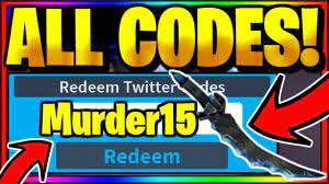 Once you open up the game you'll see a menu on the side of the screen with a blue twitter icon at the bottom. Murder 15 Codes Roblox May 2021 Mejoress