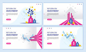 Return On Investment Roi Chart And Graph Landing Page