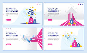 return on investment roi chart and graph landing page