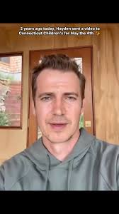 2 years ago today, Hayden sent a video to Connecticut Children’s for May  the 4th. ✨ (🎥: Philip Hopkins