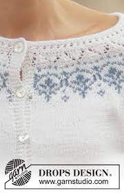 Basics knit it up in cotton in preparation for breezy summer nights, or try a wool that you can wear as soon as you finish the project. Nordic Summer Cardigan Drops 161 32 Free Knitting Patterns By Drops Design