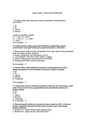 Maybe you would like to learn more about one of these? Soal Soal Test Radiografer Pdf Pdf