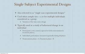 Case studies are an effective marketing tool to engage potential customers and help build trust. Case Study Single Subject Research Design