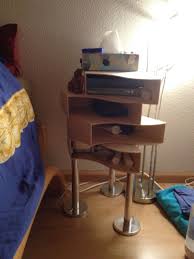 Knuff Magazine Rack Turned Into Nightstand Ikea Hackers Diy Magazine Holder Ikea Diy Ikea