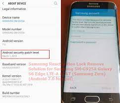 Each year, samsung and apple continue to try to outdo one another in their quest to provide the industry's best phones, and consumers get to reap the rewards of all that creativity in the form of some truly amazing gadgets. Samsung Reactivation Lock Remove Solution For Samsung Sm G925a Galaxy S6 Edge Lte A At T Samsung Zero Android 7 0 Nougat Full Stock Firmware Download Fsfd