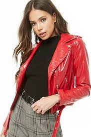 Vinyl Moto Jacket Jackets Leather Outfit Clothes