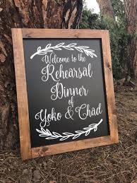 Rehearsal Dinner Sign Rehearsal Chalkboard Framed Chalkboard Welcome Sign Saying On Chalkboard With Images Wedding Rehearsal Dinner Decorations Rehearsal Dinner Decorations Rehearsal Dinner Centerpieces
