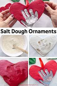 Salt Dough Recipe The Easiest Way To Make Salt Dough Recipe Christmas Crafts For Kids To Make Salt Dough Handprint Ornaments