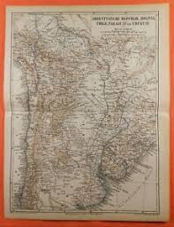 See more of embajada de chile en paraguay on facebook. Argentinische Republik Bolivia Chile Paraguay Uruguay Landkarte Von 1874 Map Old Ebay