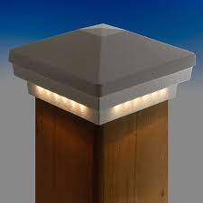 Premium Cast Led Post Cap Light By Dekor Decksdirect