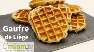 These waffles from lieges are often found at state fair, sold by yellow trucks. La Gaufre De Liege Recette Simple Et Facile Youtube