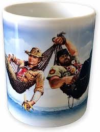 Terence hill & bud spencer. á… Terence Hill Und Bud Spencer Tasse Zwei Asse Trumpfen Auf Renato Casaro Edition Weiss Budterence