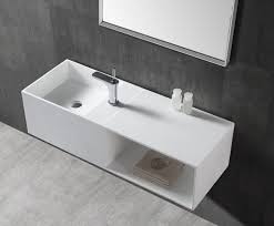 Wandwaschbecken Aufsatzwaschbecken Twg36 Aus Mineralguss Solid Stone Mit Ablagefach 110x40x30cm Badewelt Was Aufsatzwaschbecken Waschbecken Waschbecken Eckig