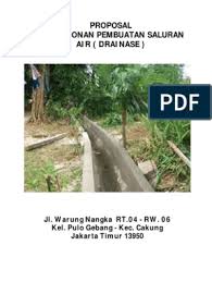 Peningkatan kapasitas saluran drainase atau sungai 4. Contoh Proposal Normalisasi Sungai Word Contoh Makalah Terbaru 2021