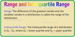 The interquartile range iqr tells us the range where the bulk of the values lie. Range Interquartile Range Measures Of Dispersion Semi Interquartile