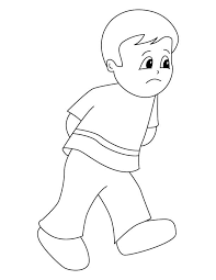Download this free printable page of blank faces and let your kid's imagination run wild. Sad Coloring Page Coloring Home