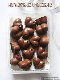 Homemade Crackle Chocolate Recipe Sharmis Passions Recipe Chocolate Recipes Chocolate Molds Recipe Recipes