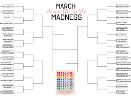 Go ahead, flex that big bling. March Down The Aisle Madness Hey Ladies Instagram Engagement Bracket Racked