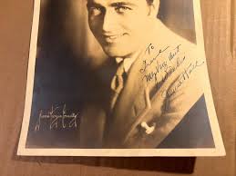 James Hall Extremely Rare Very Early Autographed 8/10 Photo 20s Hell's  Angels