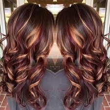 Chestnut Brown Hair With Burgundy Lowlights Caramel Highlights Find This Pin And More On Rock Your Locks Long Brunette Hair Hair Styles Hair Color Burgundy