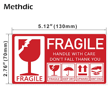 Just peel and stick, for that professionally packaged look. Methdic 130x70mm 250pcs Packaging Fragile Label Stickers Fragile Sticker Up And Handle With Care Keep Dry Shipping Express Label Self Adhesive Paper Aliexpress