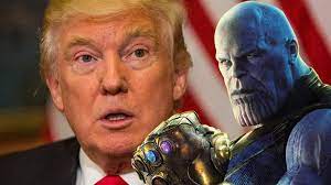 After being beaten by the avengers thanos collaborates with erik killmonger and ulysses klaue into. Thanos Ist Trump Josh Brolin Liest Die Tweets Des Prasidenten Vor
