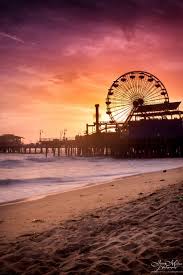 Situated on santa monica bay, it is bordered on five sides by different neighborhoods of the city of los angeles: Jeneawhat Candy Colored Sky Santa Monica Cainstagram Scenic Photos Beach Wallpaper Beach Photography