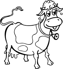 Coloriage Vache A Colorier Dessin A Imprimer Animal Illustration Drawings Art Design