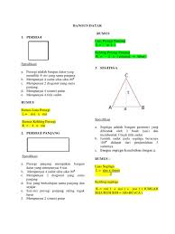 Pengertian rusuk dan titik sudut. Bangun Datar