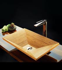 wood bathroom basin wooden sink basin
