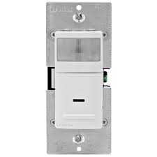 How to program and setup your lutron maestro motion sensor light switch. Leviton Decora Motion Sensor In Wall Switch Auto On 2 5 A Single Pole White R12 Ips02 1lw The Home Depot